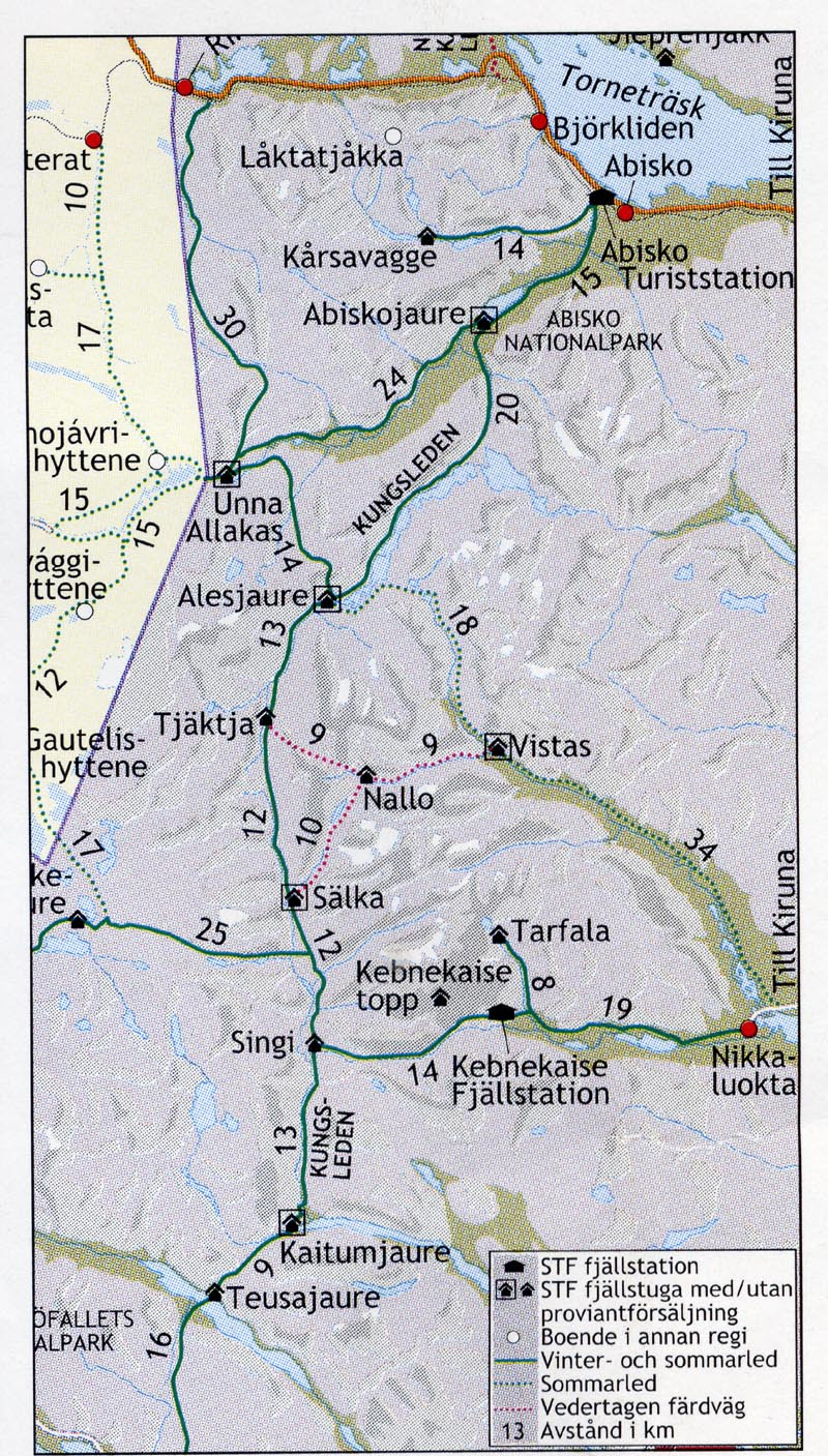KUNGSLEDEN REISGIDS : informatie over wandelen en ...