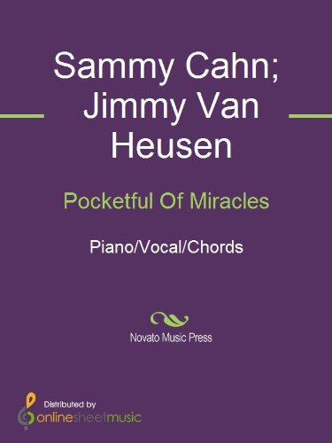 Pocketful Of Miracles, by Frank Sinatra, Jimmy Van Heusen, Sammy Cahn