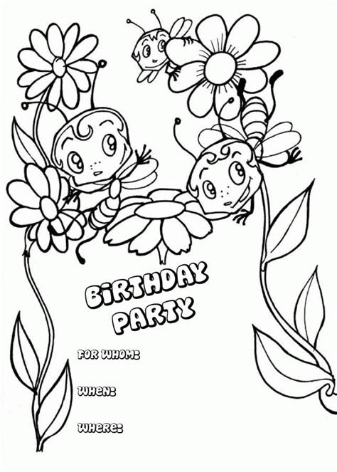 Are you looking for a way to make your next birthday celebration extra special? birthday card coloring pages coloring home