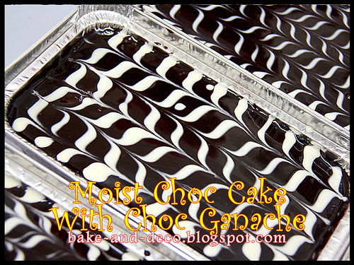 Moist Choc Cake with Choc Ganache