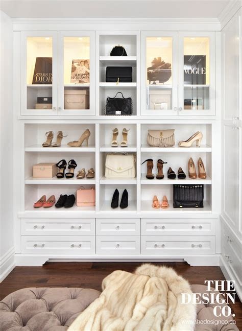 cabinets handbags transitional closet design