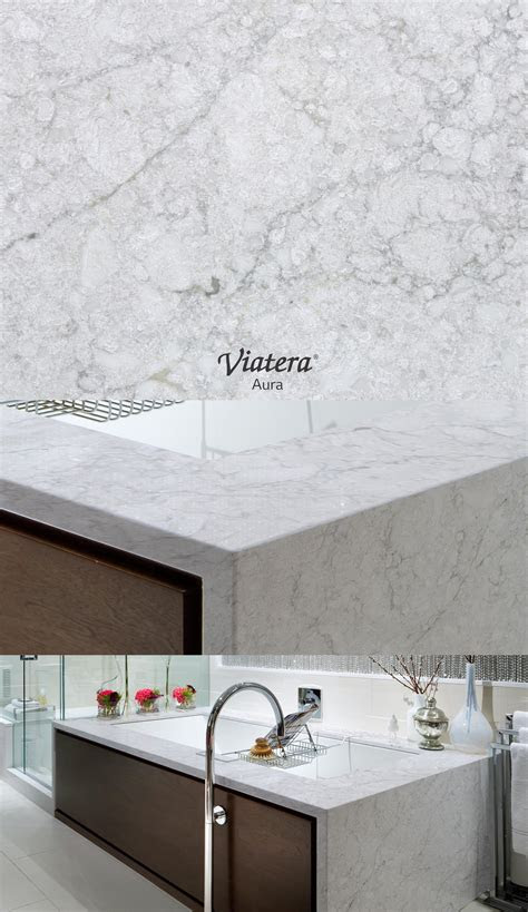 viatera aura  quartz countertop grey inspiration