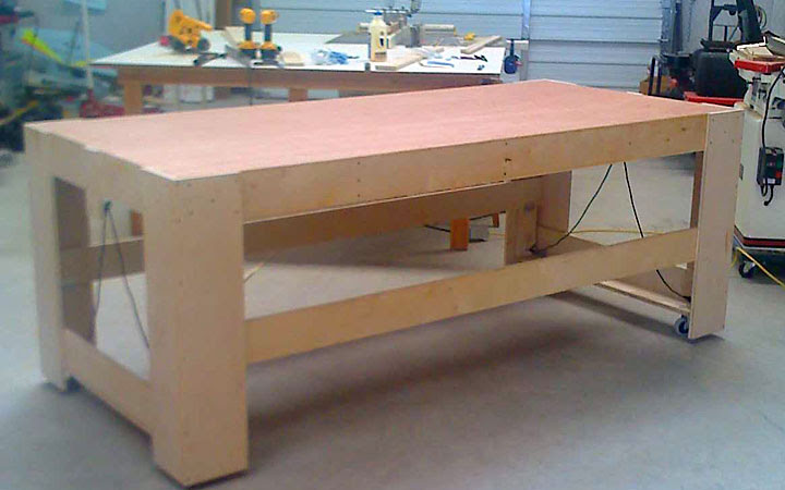 Rolling Work Bench Plans PDF Woodworking