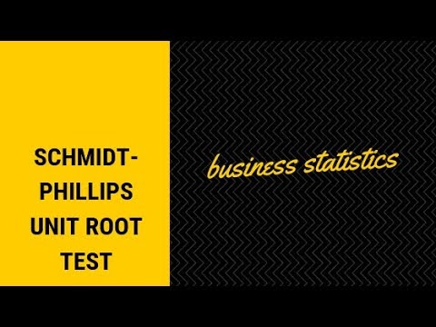 How to find Unit Root Test in statistics