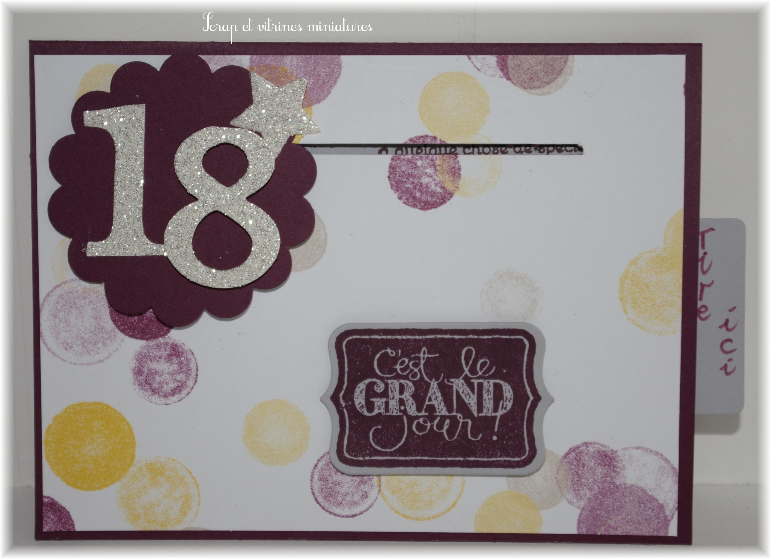Scrapbooking Carte Anniversaire 18 Ans