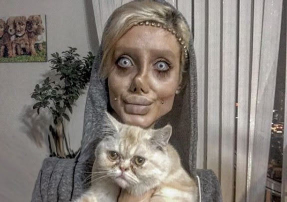 19 tuổi cô ấy đã phẫu thuật thẩm mỹ 50 lần để giống Angelina, 10 năm sau dung nhan hậu phẫu quả khiến người ta chết đứng - Ảnh 3.