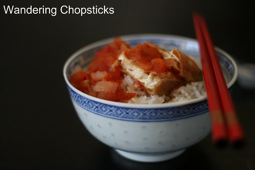 Dau Hu Chien Sot Ca Chua (Vietnamese Fried Tofu with Tomato Sauce) 1