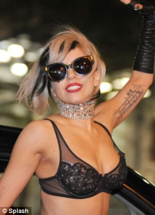 Lacey material girl: But she won't let it slip like Madonna