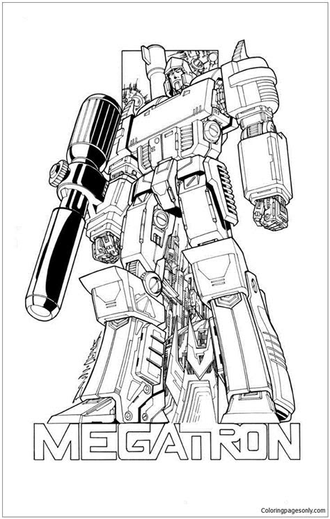  transformers megatron power coloring pages transformers coloring