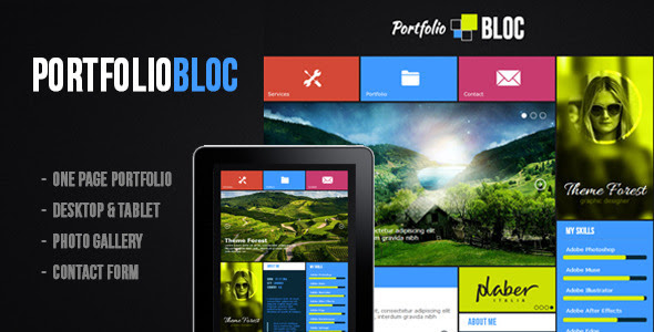 Portfolio Bloc Muse Theme - Personal Muse Templates