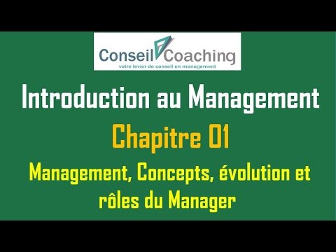 Introduction au Management - chapitre 01-