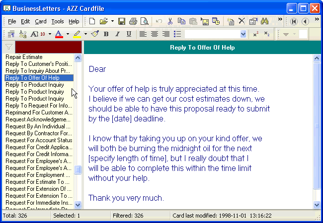 formal letter sample. Business letter examples on