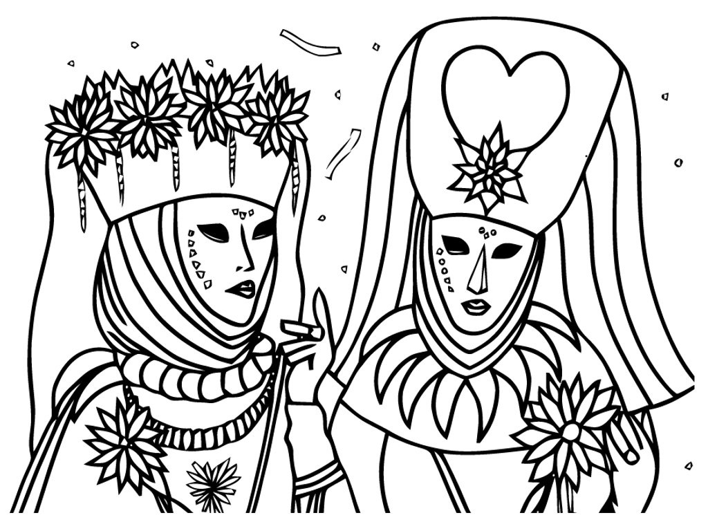 gallery of disegni da colorare sul carnevale with disegni di minnie da stampare