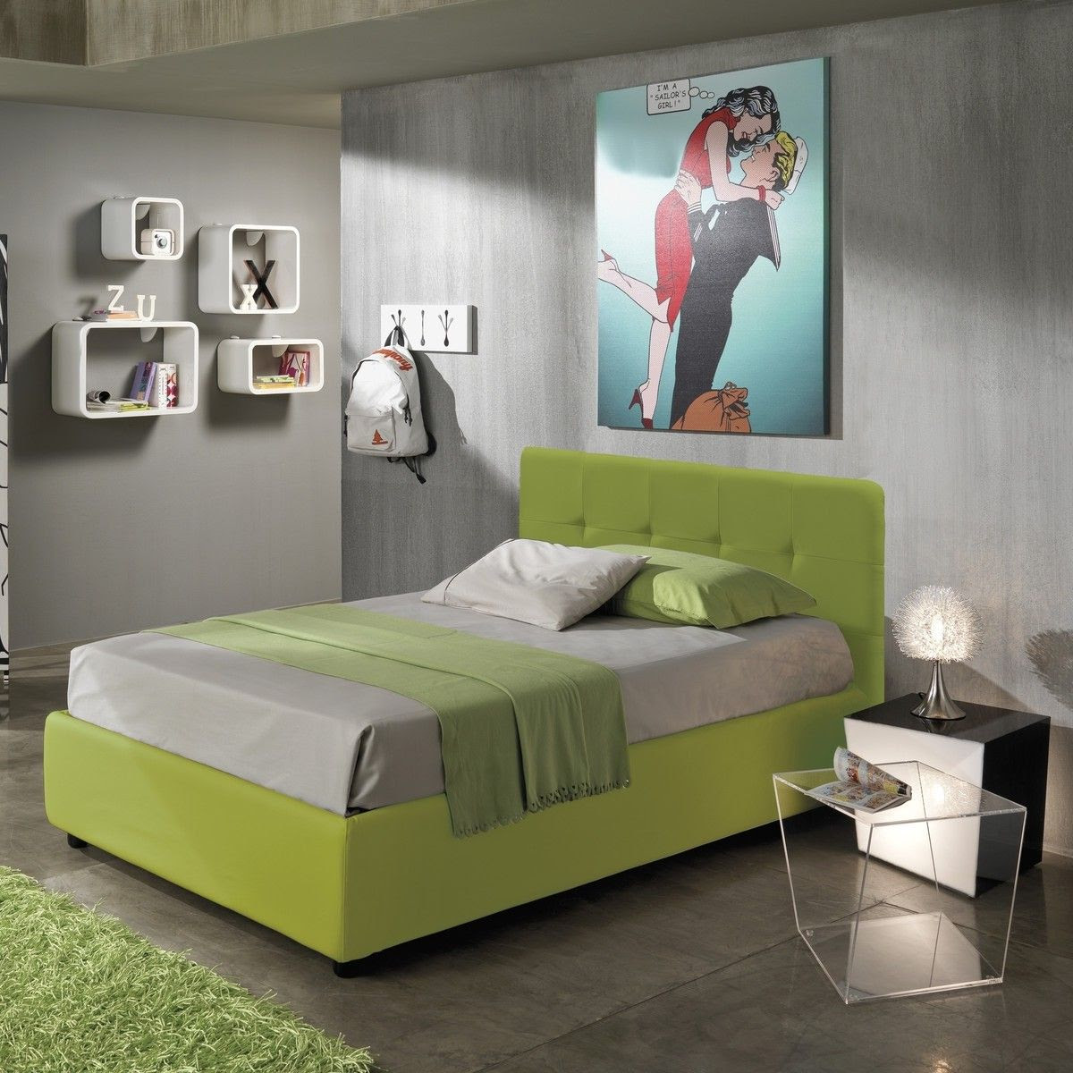 Letto Una Piazza E Mezza Mondo Convenienza In Legno ...