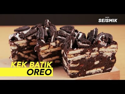 Cara Masak Resepi Kek Batik Oreo