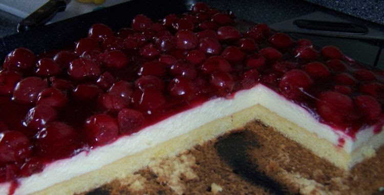 einfacher kirsch schmand kuchen