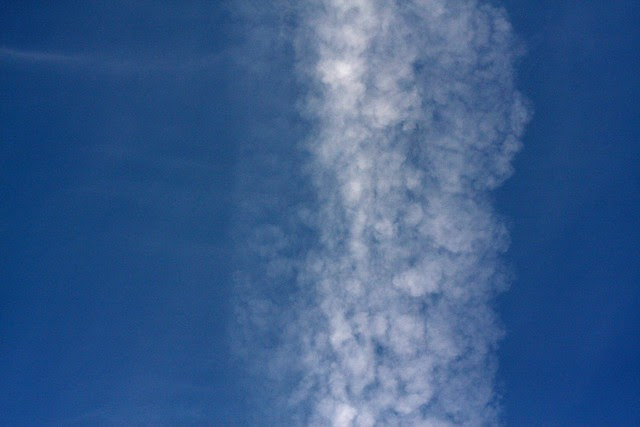 january contrails
