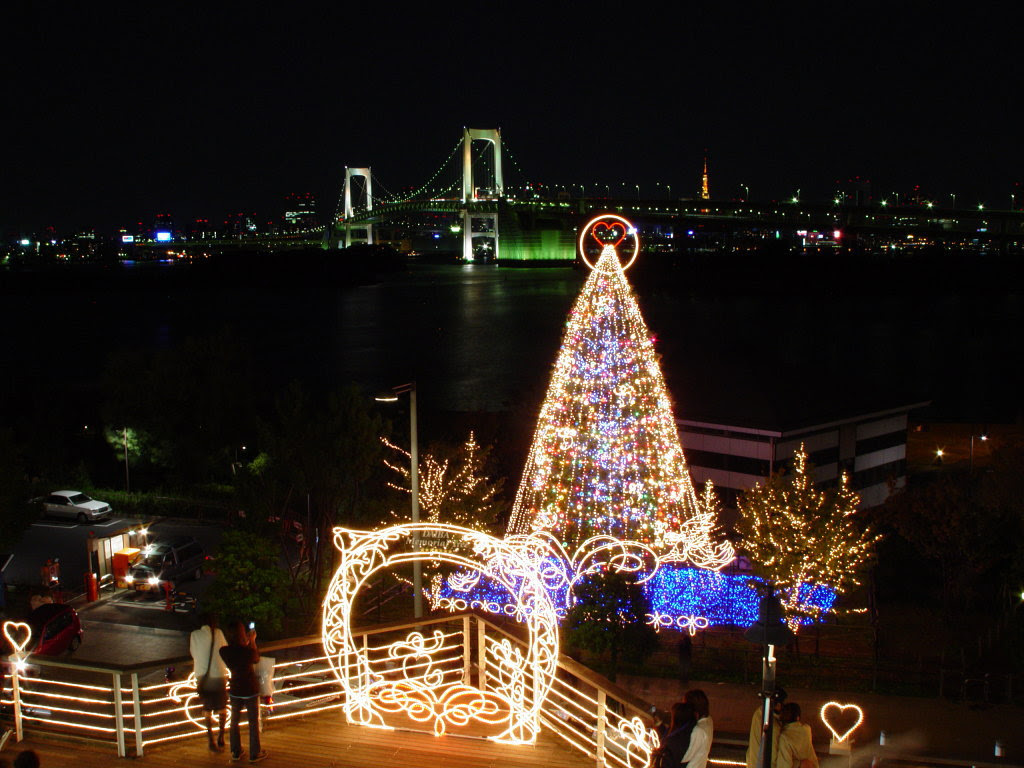 東京の夜景 お台場 クリスマス２００３