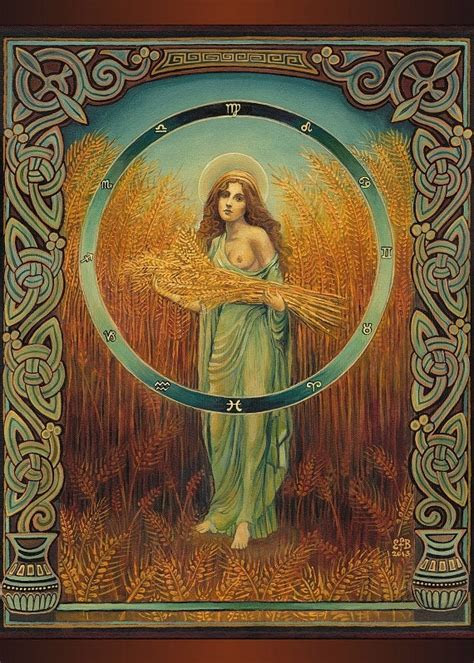 I think it starts with a p. Ceres Roman Fertility & Agriculture Goddess 5x7 Card Fine Art