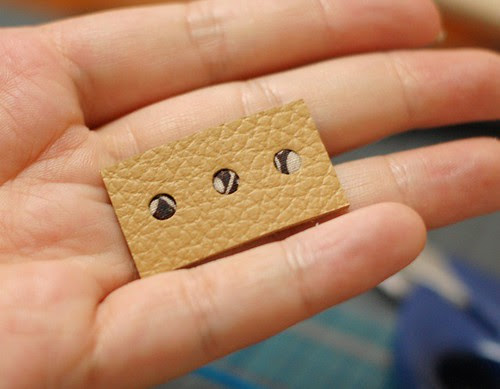 How to make a leather tag 7