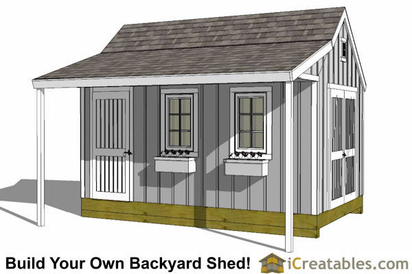 Shed Plans With Porch | Build Your Own Shed With A Porch