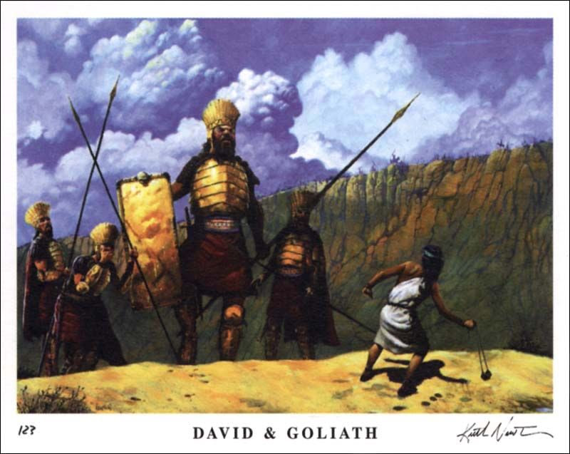 David and Goliath