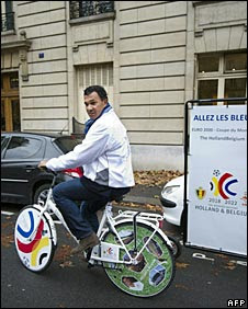 Ruud Gullit is a key figure of the Netherlands and Belgium bid