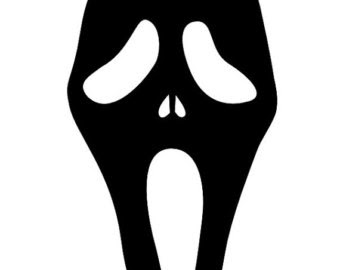 ghostface scream clipart clipart best