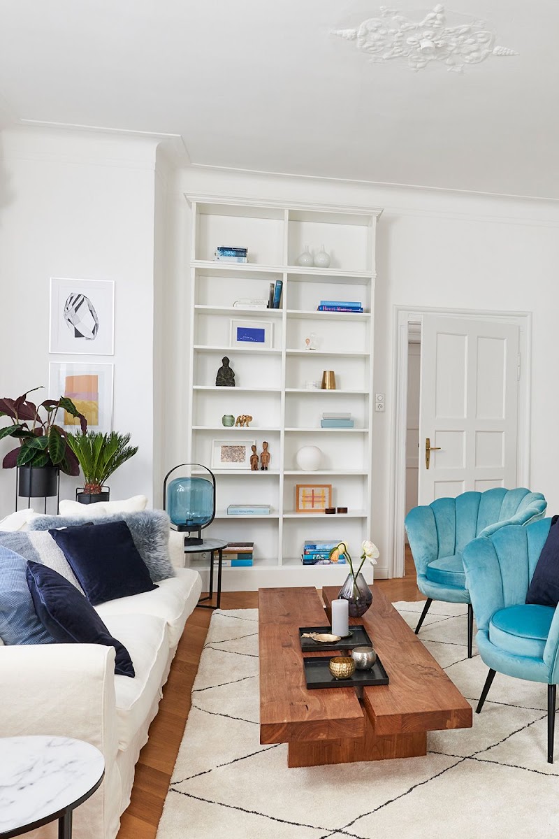 Blaues Wohnzimmer Ideen