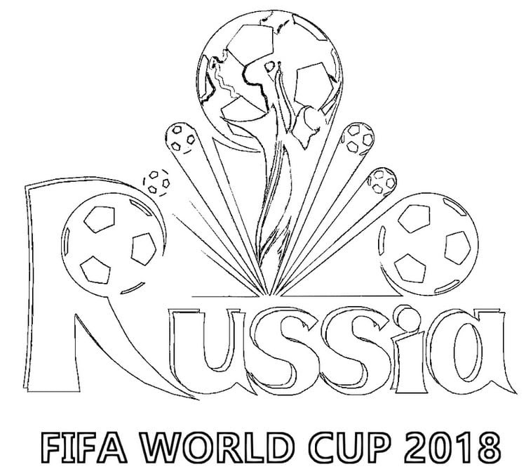 FIFA World Cup 2018 Coloring Page - Free Coloring Pages Online