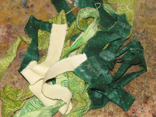 Rag Wrapped Ornament 2