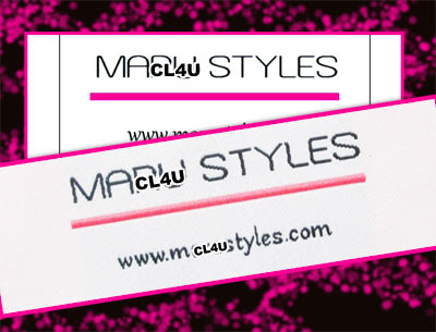 Woven Damask Labels