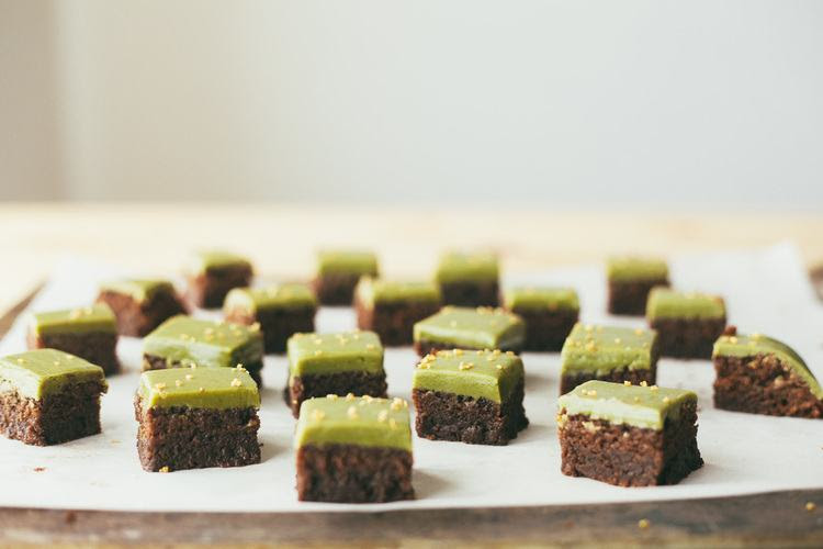 matcha-brownies