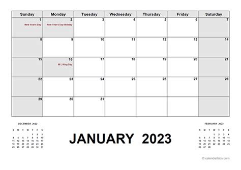  2023 printable calendar with holidays usa pdf get latest 2023 news update