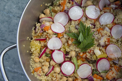 Slaatje met quinoa - Salad with Quinoa