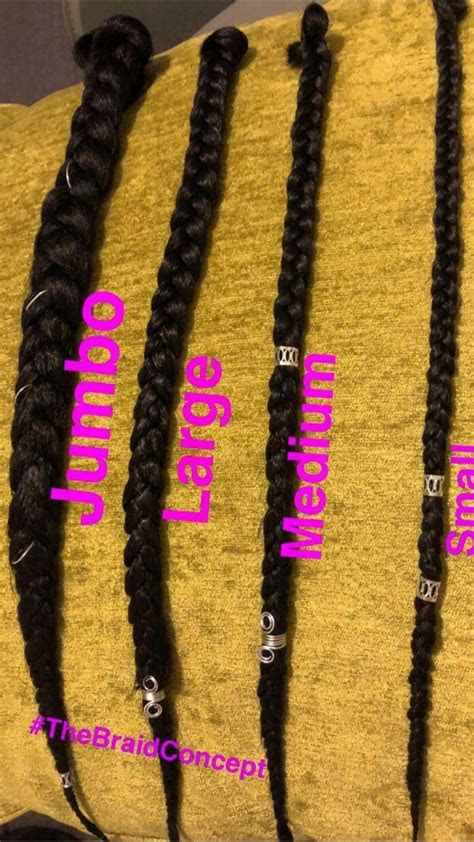  braid chart braids jumbo braids box braids braids sizes