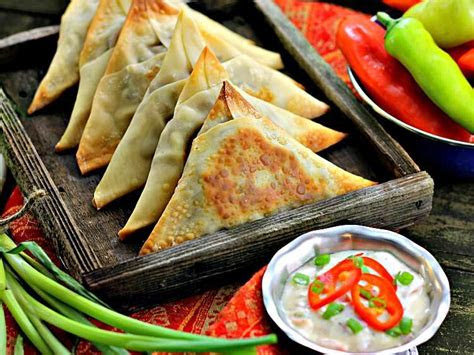 Spicy Vegetable Samosas