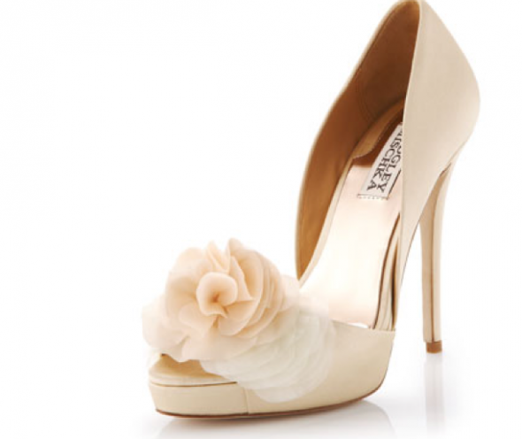 Cream shoes with ivory dress? - Weddingbee