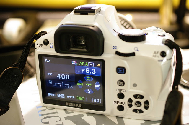 goodbye to Pentax K-x White