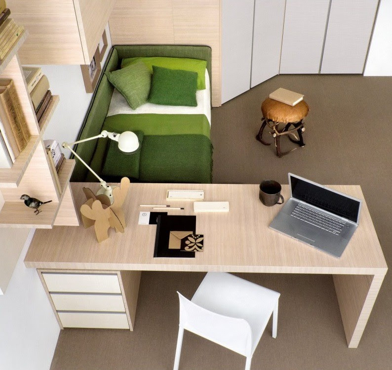 Kids' Desks It may have a seating area with table for relaxing and enjoying.