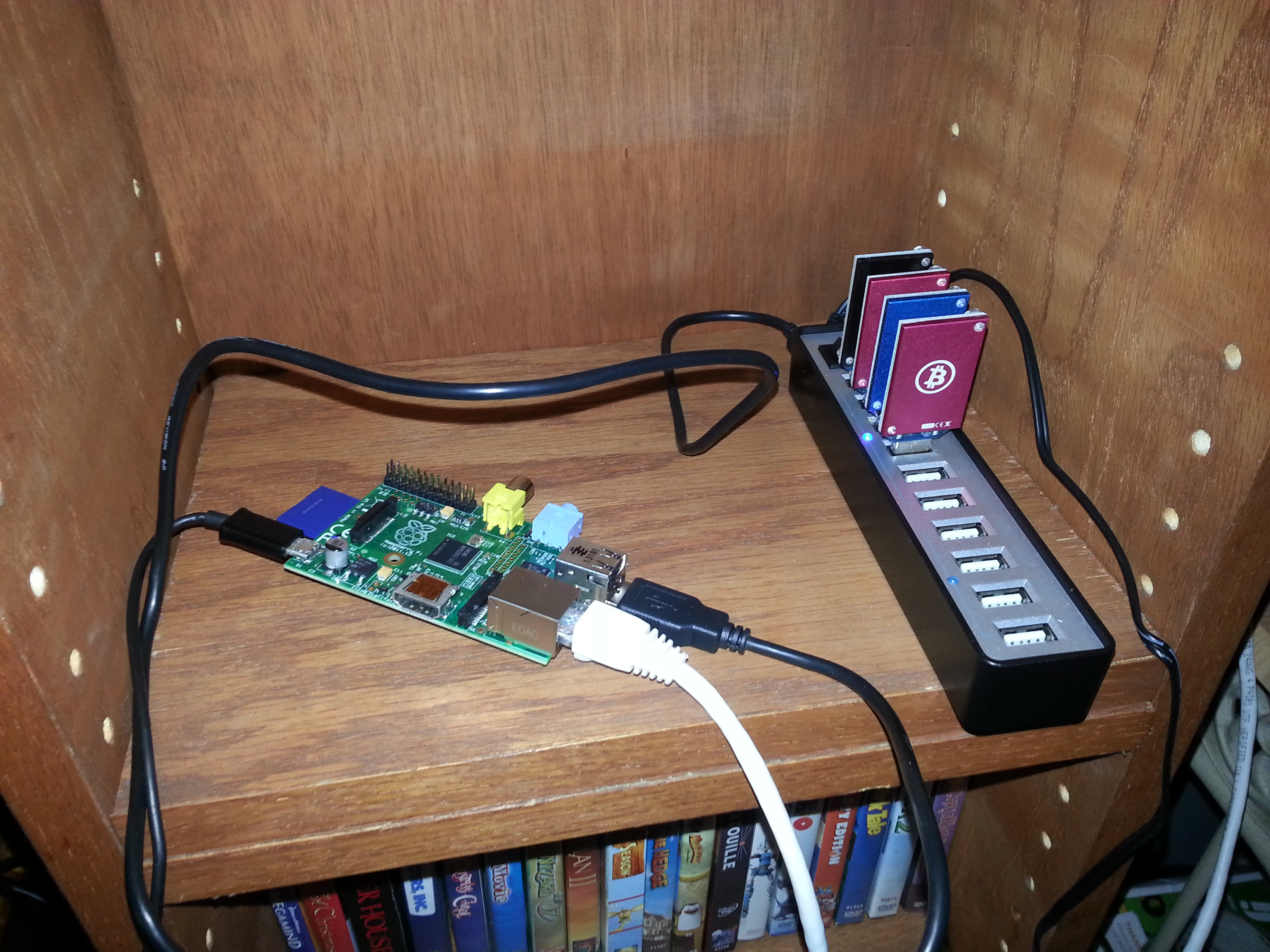 My Raspberry Pi Mining Setup Bitcoin - 