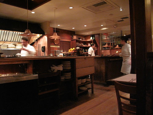 Chez Panisse Cafe - view from our table