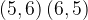 (5,6)\,(6,5)