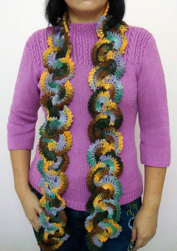 Fan Bookmark Scarf