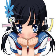 思春期女子高生のキス恋 ミクルカレン 仮 Lineスタンプ まるがりーた