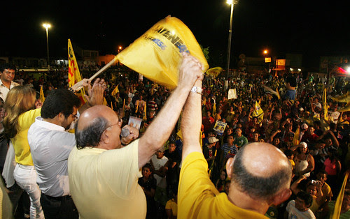 Carreata e comício em Capanema