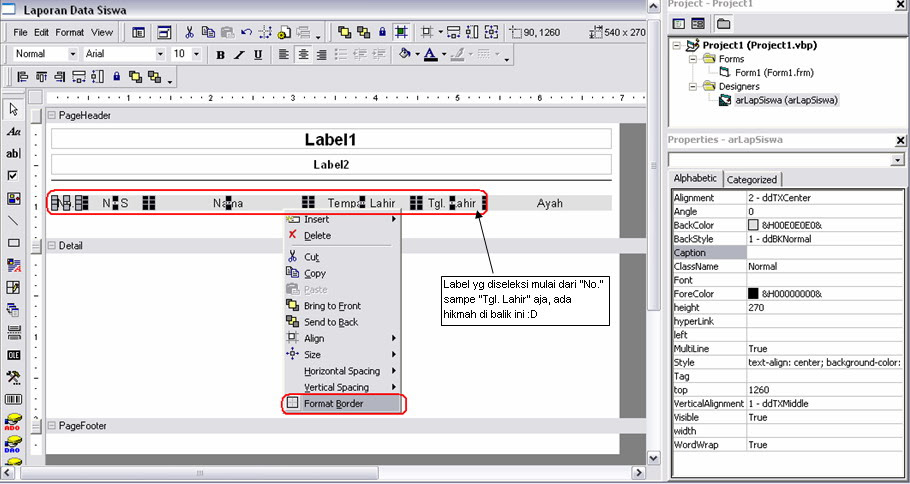 Tutorial Active Report bagian 1 | » Coding4ever's Blog «