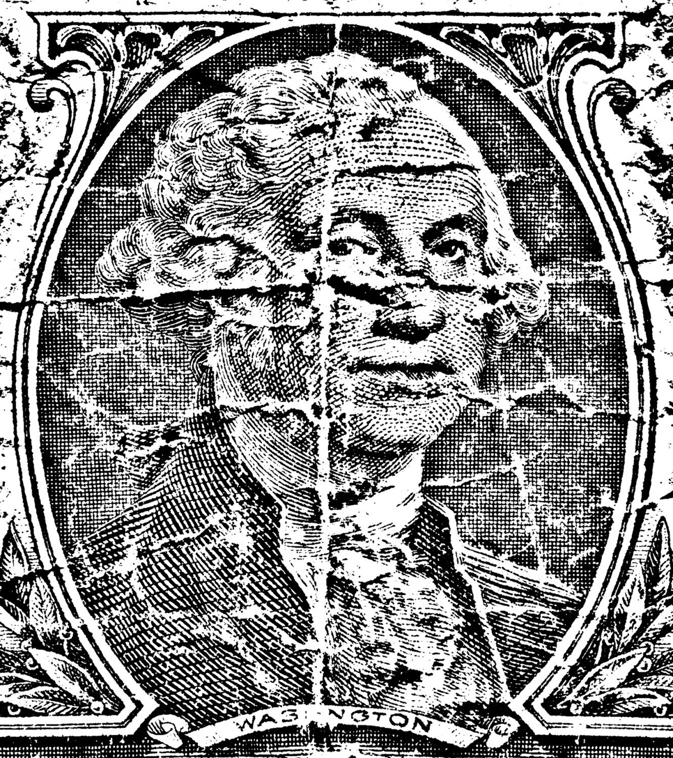 george washington dollar bill dollar bill artwork. george washington dollar bill