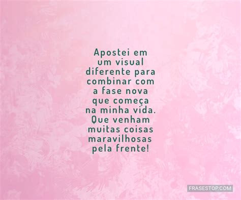 Frases Inspiradoras Nova Fase
