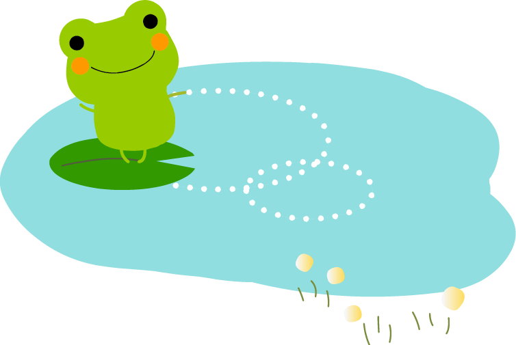 カエルイラスト 無料イラスト フリー素材2